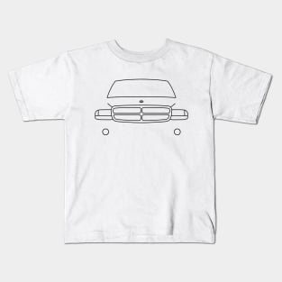 Classic Durango SUV outline (black) Kids T-Shirt